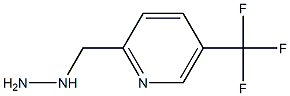 (5-Trifluoromethyl-pyridin-2-ylmethyl)-hydrazine Structure