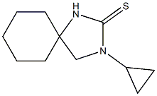 3-Cyclopropyl-2-thioxo-1,3-diaza-spiro[4.5]decan- 구조식 이미지