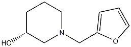 (3R)-1-(furan-2-ylmethyl)piperidin-3-ol 구조식 이미지