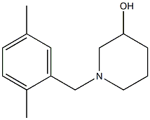 1-(2,5-dimethylbenzyl)piperidin-3-ol 구조식 이미지