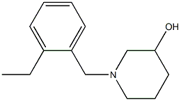 1-(2-ethylbenzyl)piperidin-3-ol 구조식 이미지