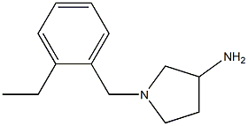 1-(2-ethylbenzyl)pyrrolidin-3-amine Structure