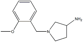 1-(2-methoxybenzyl)pyrrolidin-3-amine 구조식 이미지