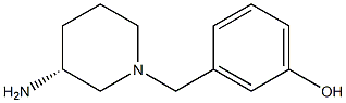 3-{[(3R)-3-aminopiperidin-1-yl]methyl}phenol Structure