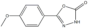 5-(4-methoxyphenyl)-1,3,4-oxadiazol-2(3H)-one 구조식 이미지
