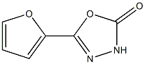 5-furan-2-yl-1,3,4-oxadiazol-2(3H)-one Structure