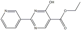 ethyl 4-hydroxy-2-pyridin-3-ylpyrimidine-5-carboxylate 구조식 이미지