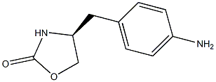 (4s)-4-(4-Aminobenzyl)-2-oxazolidinone Structure
