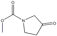 3-OXO-PYRROLIDINE-1-CARBOXYLIC ACID METHYL ESTER 구조식 이미지