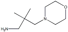 2,2-DIMETHYL-3-MORPHOLIN-4-YLPROPAN-1-AMINE 구조식 이미지