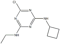 2-CYCLOBUTYLAMINO-4-ETHYLAMINO-6-CHLORO-1,3,5-TRIAZINE 97% (HPLC) 구조식 이미지