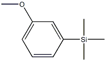 3-(TRIMETHYLSILYL)ANISOLE 96% Structure