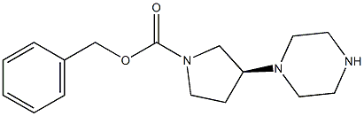 (S)-1-Cbz-3-(piperazin-1-yl)pyrrolidine Structure