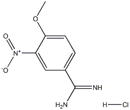 4-Methoxy-3-nitrobenzamidine HCl Structure