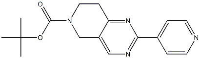 2-PYRIDIN-4-YL-7,8-DIHYDRO-5H-PYRIDO[4,3-D]PYRIMIDINE-6-CARBOXYLIC ACID TERT-BUTYL ESTER Structure