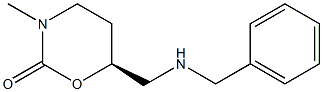 (S)-3-METHYL-6-[(BENZYLAMINO)METHYL]-1,3-OXAZINAN-2-ONE Structure