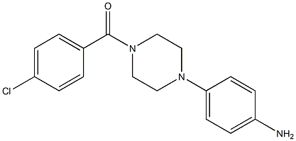 1-(4-CHLORO BENZOYL)-4-(4-AMINOPHENYL ) PIPERAZINE Structure