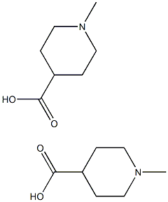 N-METHYL ISONIPECOTIC ACID 1-METHYL-PIPERIDINE-4-CARBOXYLIC ACID Structure