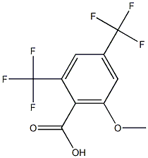 2,4-ditrifluoromethyl-6-methoxy-benzoic acid 구조식 이미지
