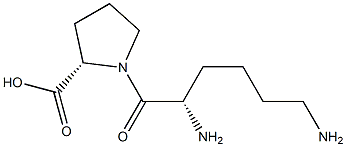 L-LYSYL-L-PROLINE 구조식 이미지