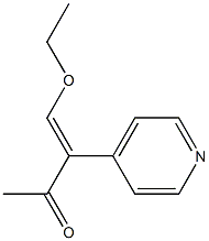 4-ETHOXY-3-(4-PYRIDINYL)-3-BUTEN-2-ONE 구조식 이미지