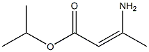 3-AMINO-2-BUTENOIC ACID ISOPROPYL ESTER Structure