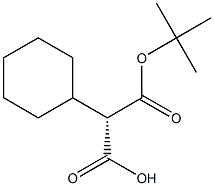 (S)-2-(tert-butoxycarbonyl)-2-cyclohexylacetic acid 구조식 이미지