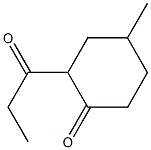 2-PROPIONYL-4-METHYLCYCLOHEXANONE Structure