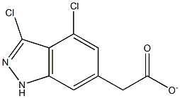 3,4-DICHLOROINDAZOLE-6-METHYL CARBOXYLATE Structure