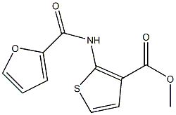 methyl 2-[(2-furylcarbonyl)amino]thiophene-3-carboxylate 구조식 이미지