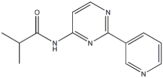 2-methyl-N-[2-(3-pyridinyl)-4-pyrimidinyl]propanamide Structure