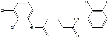 N1,N5-di(2,3-dichlorophenyl)pentanediamide Structure