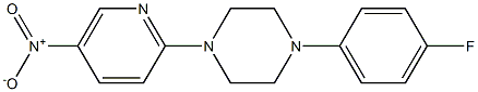 1-(4-fluorophenyl)-4-(5-nitro-2-pyridinyl)piperazine Structure