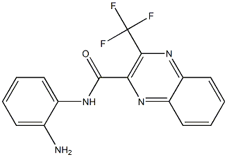 N-(2-aminophenyl)-3-(trifluoromethyl)-2-quinoxalinecarboxamide Structure