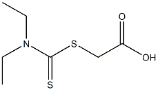 2-{[(diethylamino)carbothioyl]sulfanyl}acetic acid 구조식 이미지