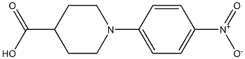 N-(4-Nitrophenyl)-piperidin-4-carboxylic acid Structure