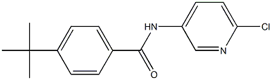 4-(tert-butyl)-N-(6-chloro-3-pyridinyl)benzenecarboxamide 구조식 이미지