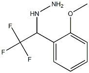 (2,2,2-trifluoro-1-(2-methoxyphenyl)ethyl)hydrazine Structure