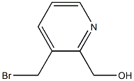 (3-(bromomethyl)pyridin-2-yl)methanol 구조식 이미지