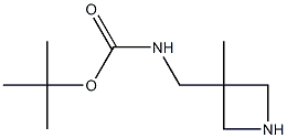 (3-methyl-azetidin-3-ylmethyl)-carbamic acid tert-butyl ester Structure