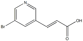 (E)-3-(5-bromopyridin-3-yl)acrylic acid Structure