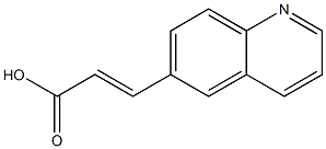 (E)-3-(quinolin-6-yl)acrylic acid Structure