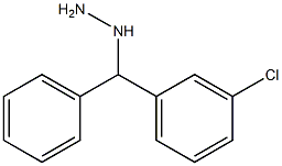 1-((3-chlorophenyl)(phenyl)methyl)hydrazine Structure