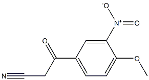 3-(4-methoxy-3-nitrophenyl)-3-oxopropanenitrile Structure