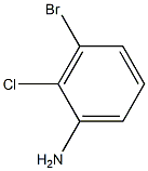 3-bromo-2-chlorobenzenamine Structure
