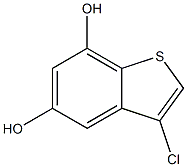 3-chlorobenzo[b]thiophene-5,7-diol Structure