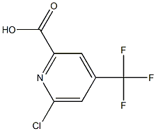 6-chloro-4-(trifluoromethyl)picolinic acid 구조식 이미지