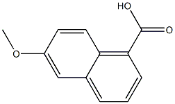 6-methoxynaphthalene-1-carboxylic acid 구조식 이미지