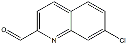 7-chloroquinoline-2-carbaldehyde 구조식 이미지