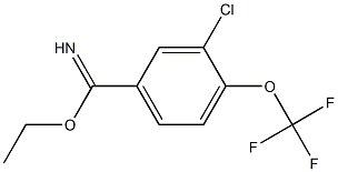 ethyl 3-chloro-4-(trifluoromethoxy)benzoimidate Structure
